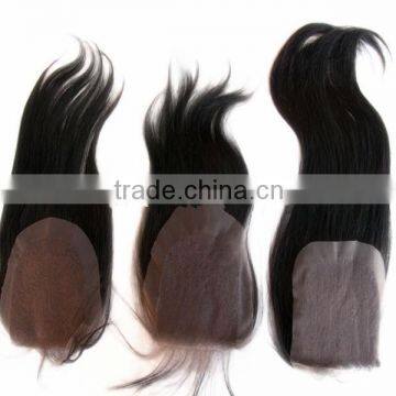Express Brazilian Human Hair Cheap 3 Part Silk Base Bangs Lace Front Closure photo-2