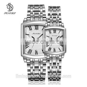 New Fashion Western Watch Price Square Quartz Watches for Couple Gift photo-3