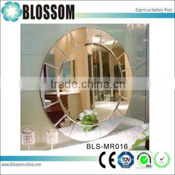 Contemporary washroom vanity circle mirror