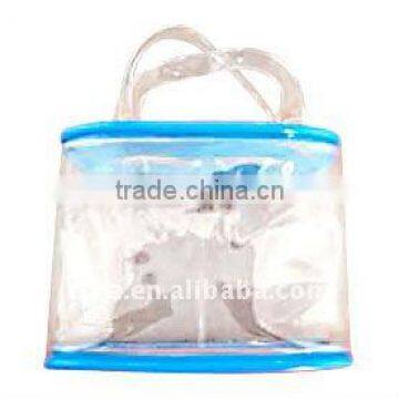 Fashion PVC transparent soft bag with printing