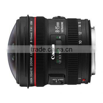 Brand New in box Canon EF 8-15mm f/4L Fisheye USM Ultra-Wide Zoom Lens for Canon EOS SLR Cameras