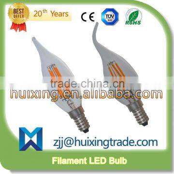 Dimmable 2W 4W 8W E14 E27 B22 Filament LED Bulb