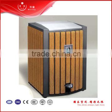 outdoor garden wooden outdoor dustbin