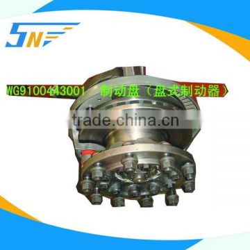 Truck parts,truck chassis spare parts, howo truck brake disc WG9100443001