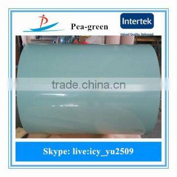 0.47*1000 pea-green ppgi steel sheet in coil supply in India, Bangladesh