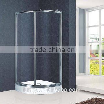 Arc-shape Sliding Aluminum Frame Shower Cubicle (KT6104)