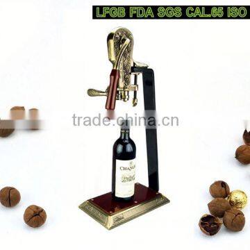 Custom Metal Corkscrew Wine Opener With Stopper