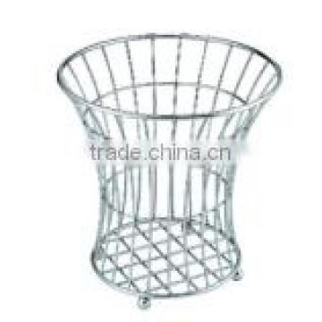 towel guest romm stainless steel towel basket/bucket,dushbin/Waist shape towel trash can/Dirty clothes basket