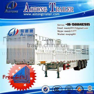 China Multi Purpose 3 Axles 60ton Store House Bar, Fence Truck Cargo Semi Trailer(Customized available)