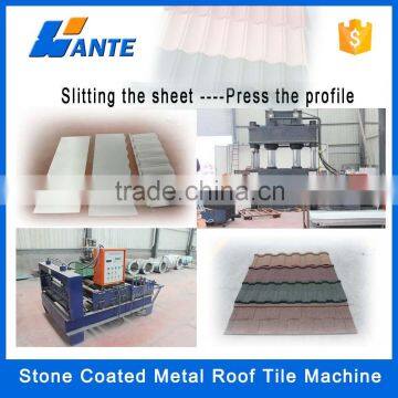 High Quality Aluminum Zinc Plate Colorful Stone Coated Metal Roof Tile Machine, Durability Corrugated Building Materials Quality Choice photo-4