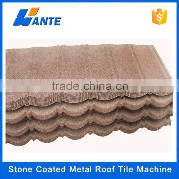 High Quality Aluminum Zinc Plate Colorful Stone Coated Metal Roof Tile Machine, Steel Roofing Matetial photo-4