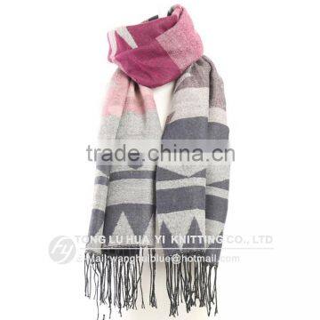 Customized Woven 100% Acrylic Wholesale Magic Scarf photo-3