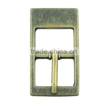 Wholesale qntique zamak cheap metal belt buckle with pin for strap 16mm