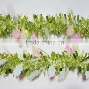 2015 Christmas Hanging Apple Green Tinsel Garland/Xmas Decorations