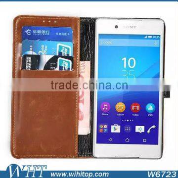 For Sony Xperia Z3+ Leather Case, Crazy Horse Wallet Leather Flip Stand Case for Sony Xperia Z3+ Plus E6553 photo-2