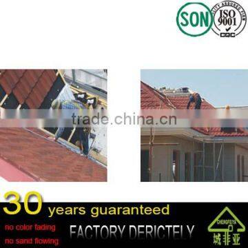 good quality best nigeria price of building materials union steel roofing roof tile factory / CE and Soncap Certificate shingle