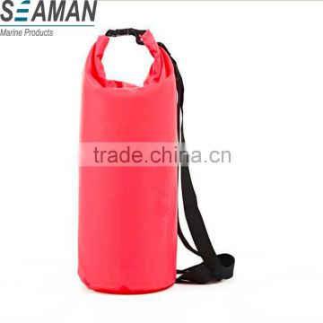 bright color 500D oxford With double PVC coating dry bag with roll-top design