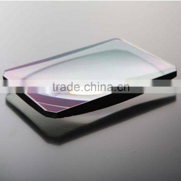 Coated convex mirror for projection system office use