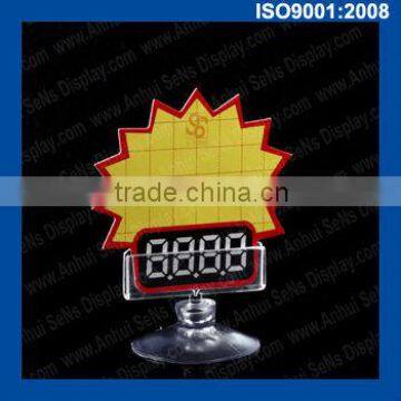 plastic display sign holder
