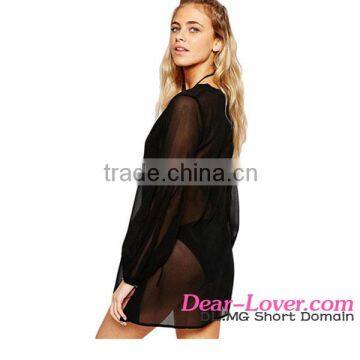 Sexy Wholesale Black Lace up Beach Cover up Waist Trainer Neoprene photo-2