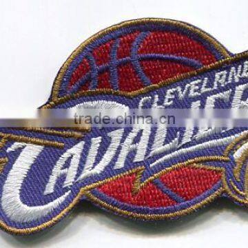 Basketball Team Logo Embroidey Patch With Shape Cut and Iron on photo-2