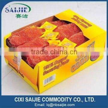 100% copper scourer,scouring pads for United states