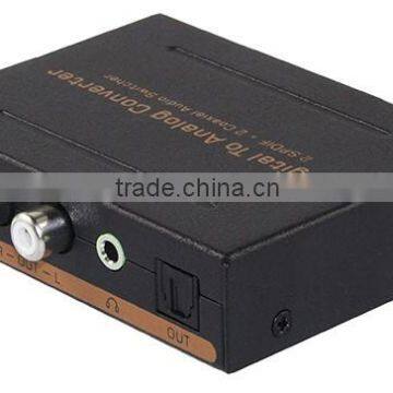 High Quality Optical Fiber Switcher 4x1 Digital to Analog Audio Converter photo-3