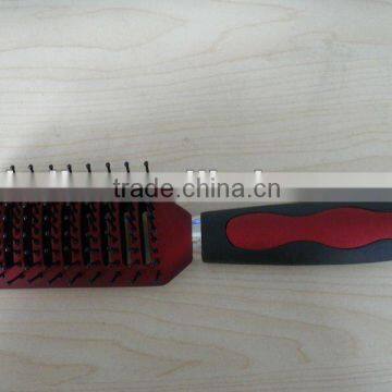 plastic salon hair brush