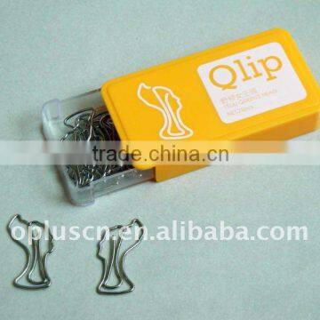 SHAPED PAPER CLIP, NICKEL PLATED