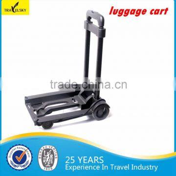 compact and practical 2 wheels airport luggage trolley cart on sale