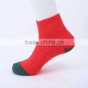 women cozy socks microfiber socks fashion solid microfiber socks