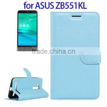 Newest Litchi Texture Horizontal Flip Leather Case for ASUS ZenFone Go TV, Flip Cover for ZB551KL