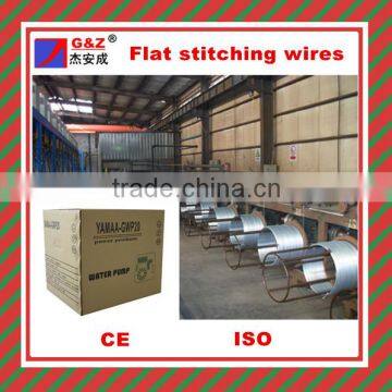 Good quality corrugated box flat stitching wires