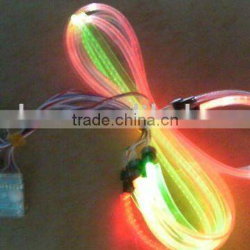 led light up shoelace material with margin to sew