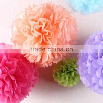 Wedding Decoration Paper Flower Pom Poms China Birthday Party Items photo-3