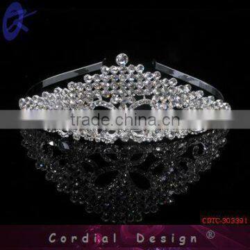 2013 Hotsale fashion wedding bride alloy crystal royal crowns and tiaras bridal crown combs hair jewelry