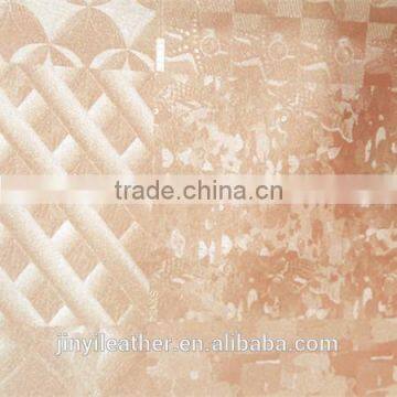 New design JRLW008 hot sale fashionable pvc synthetic leather decoration guangzhou for wallpaper sofa corner upholstery