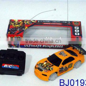 cheap rc car toy for kids small plastic remote control car yellow