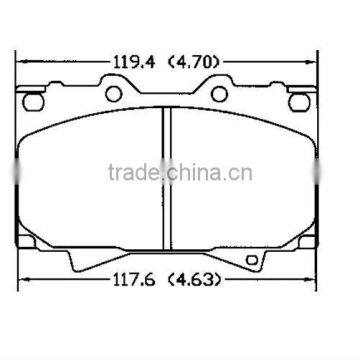 D772 for toyota remsa brake pads