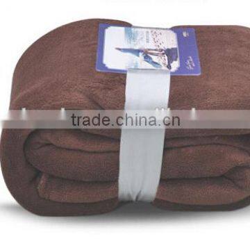 Comforter Set Throw, Fleece Blanket -coffee