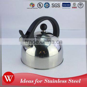 Hinged spout and a convenient whistle non electric stainless steel water jug whistling kettle