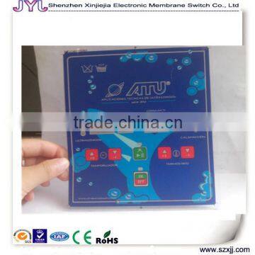 Membrane sticker with no adhesive