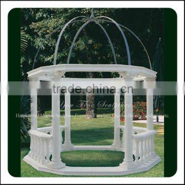 CustomModern Natural Stone Garden Gazebo With Iron Roof