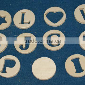 Custom wooden alphabet letter number puzzle toy