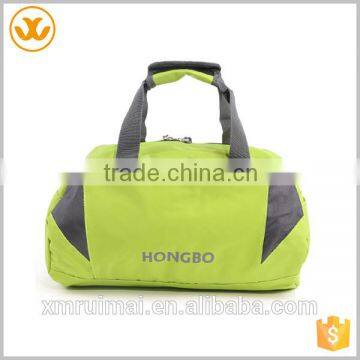 Customized logo lightweight polyester sports duffel cheap travel bag