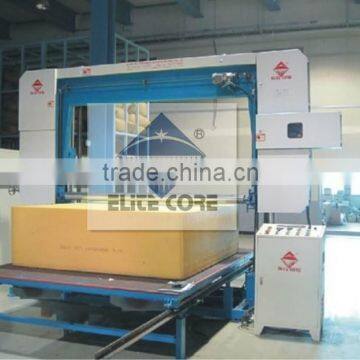 ECMT-104b 105b Automatic horizontal foam cutting machine with vacuum system