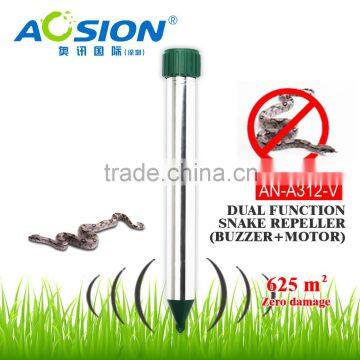 Top rated waterproof battery powered sonic electronic garden snake repeller with motor