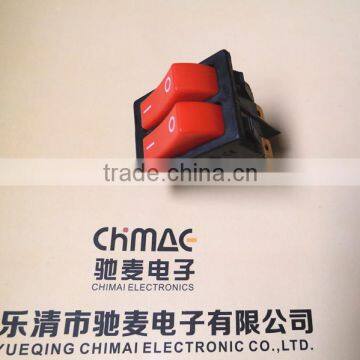 Double pole rocker switch for lamps with copper bridge pushbutton switch manufacturer