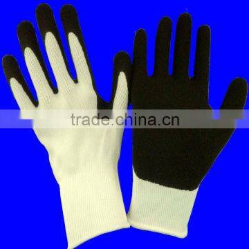 Sandy foam nitrile coated garden glove