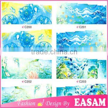 BLE water transfer nail polish sticker wholesale